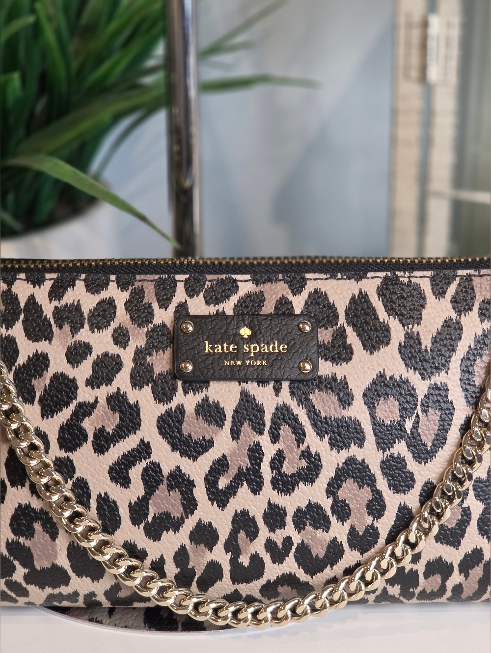 Kate Spade New York Grove Street Leopard Jane Crossbody Bag - Picture 2 of 11